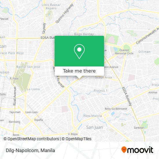 Dilg-Napolcom map