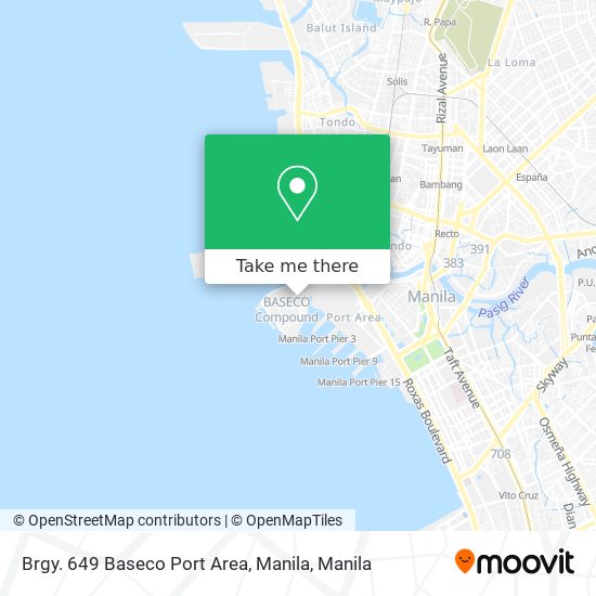 Brgy. 649 Baseco Port Area, Manila map
