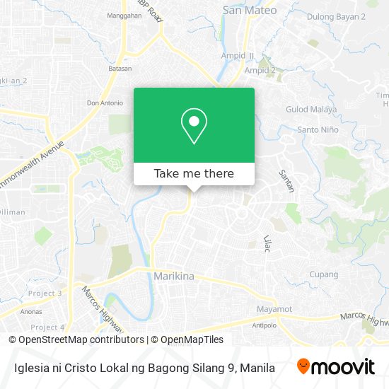 Iglesia ni Cristo Lokal ng Bagong Silang 9 map