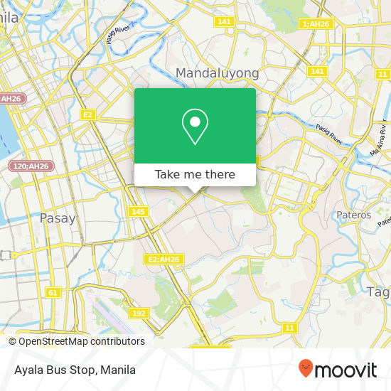 Ayala Bus Stop map