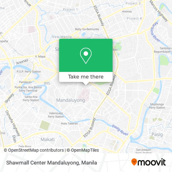 Shawmall Center Mandaluyong map