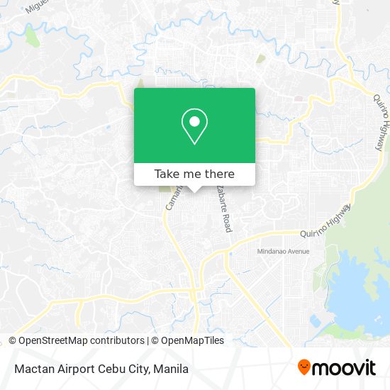 Mactan Airport Cebu City map