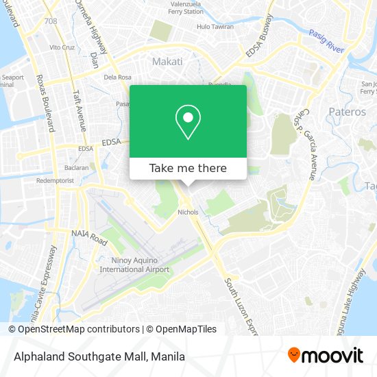 Alphaland Southgate Mall map