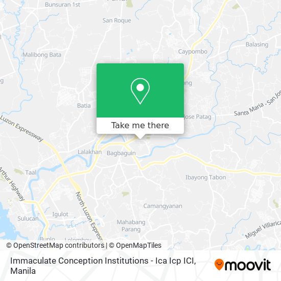 Immaculate Conception Institutions - Ica Icp ICI map
