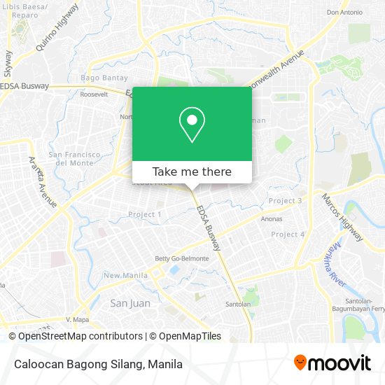 Caloocan Bagong Silang map