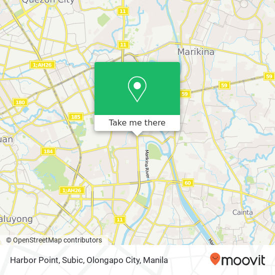 Harbor Point, Subic, Olongapo City map