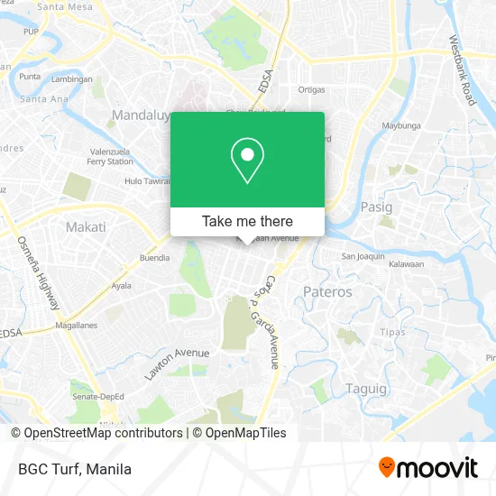 BGC Turf map