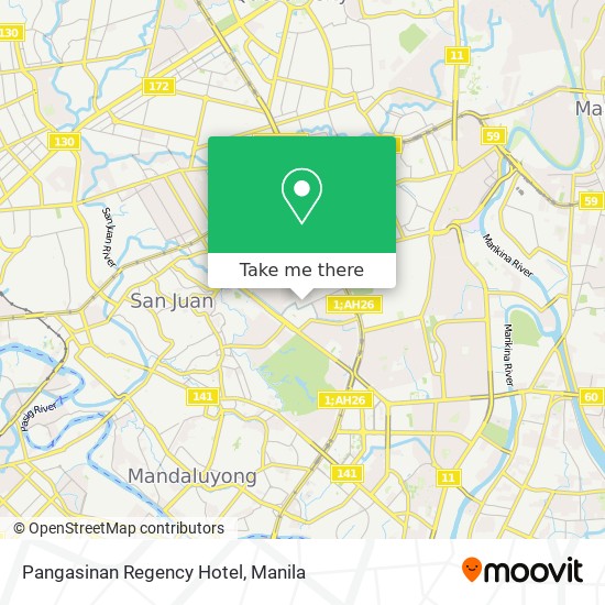 Pangasinan Regency Hotel map