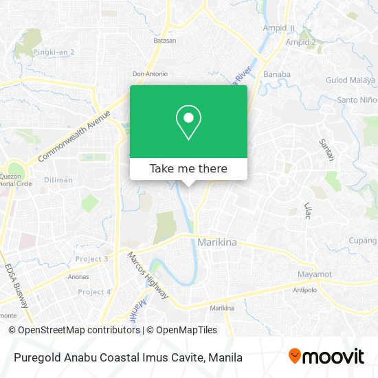 Puregold Anabu Coastal Imus Cavite map