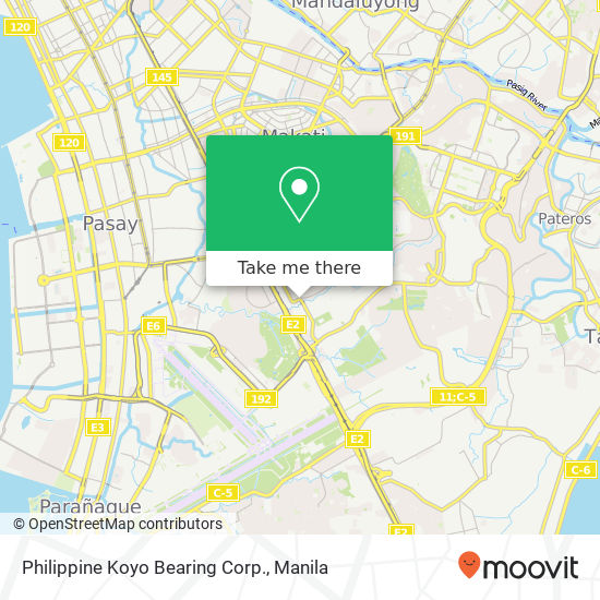 Philippine Koyo Bearing Corp. map
