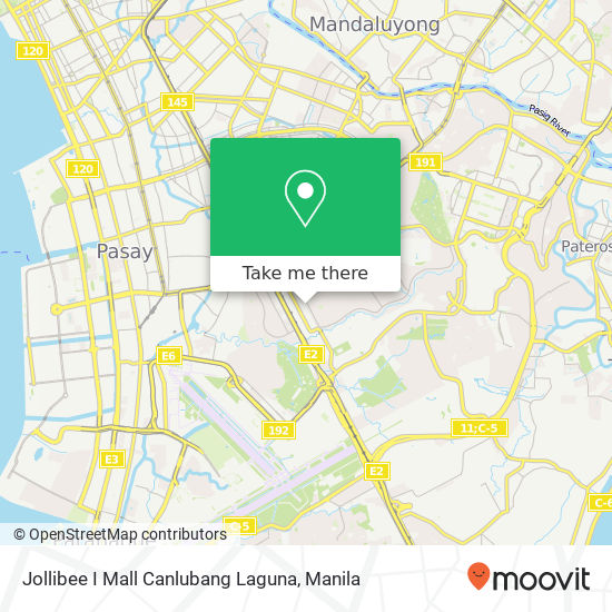 Jollibee I Mall Canlubang Laguna map