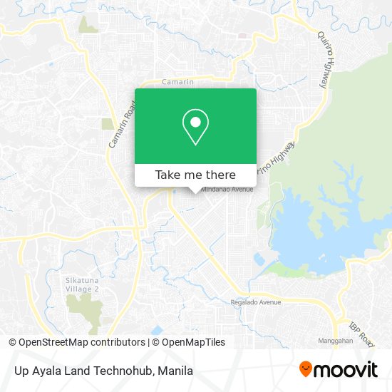 Up Ayala Land Technohub map