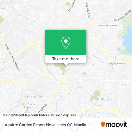 Aguirre Garden Resort Novaliches QC map