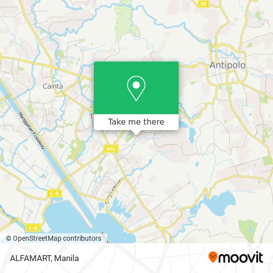 ALFAMART map