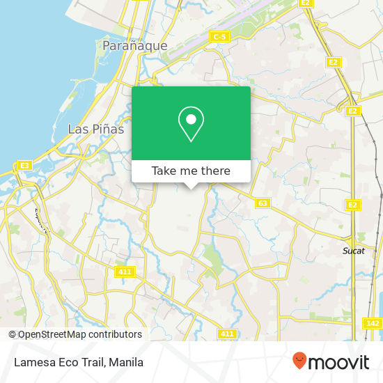 Lamesa Eco Trail map