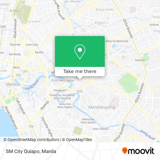 SM City Quiapo map