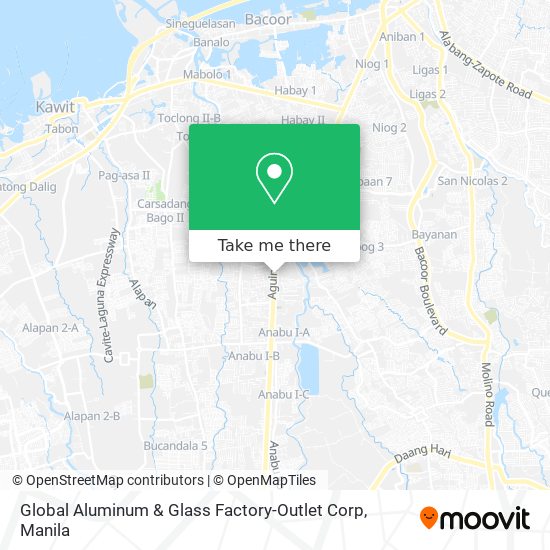 Global Aluminum & Glass Factory-Outlet Corp map