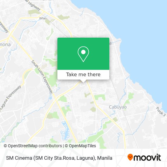 SM Cinema (SM City Sta.Rosa, Laguna) map