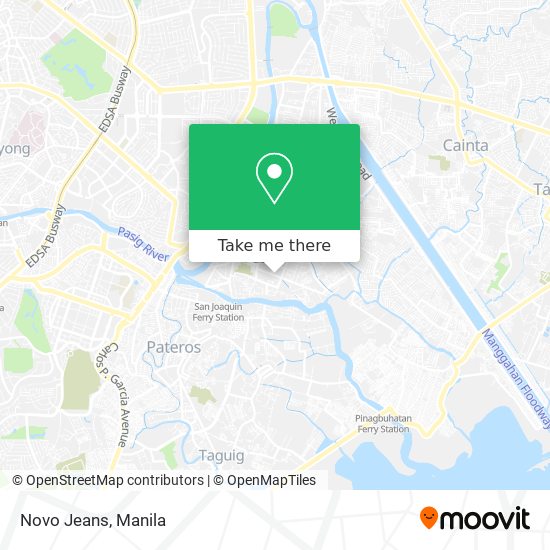 Novo Jeans map