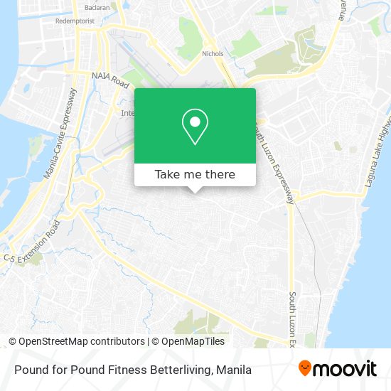 Pound for Pound Fitness Betterliving map
