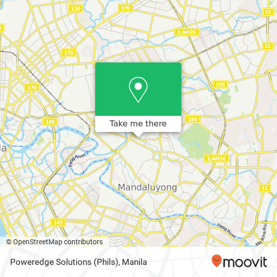 Poweredge Solutions (Phils) map