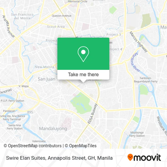 Swire Elan Suites, Annapolis Street, GH map