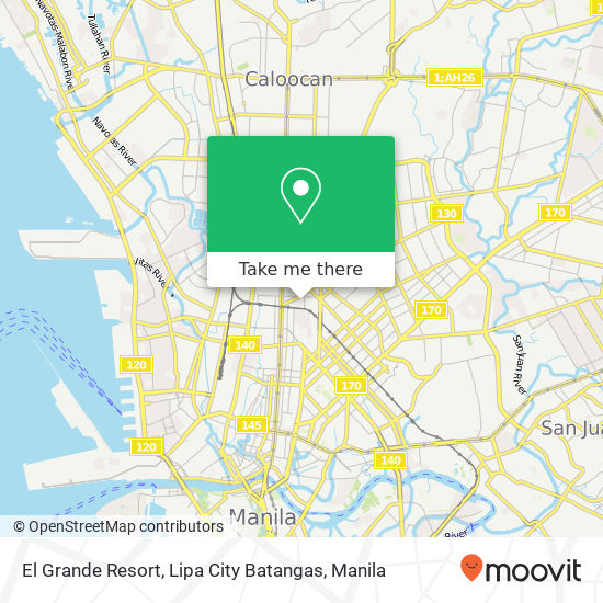 El Grande Resort, Lipa City Batangas map