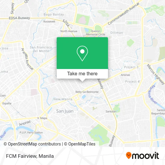 FCM Fairview map