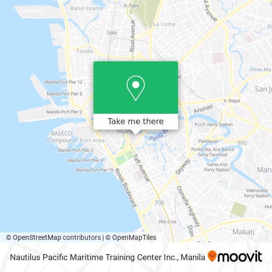 Nautilus Pacific Maritime Training Center Inc. map