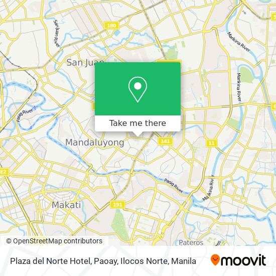 Plaza del Norte Hotel, Paoay, Ilocos Norte map