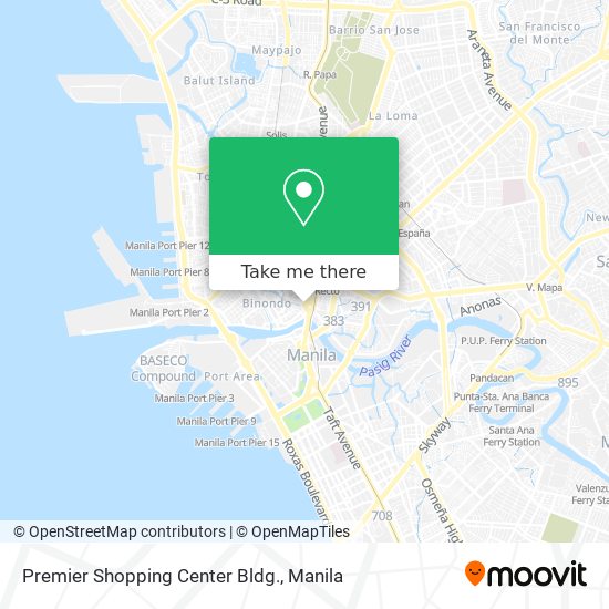 Premier Shopping Center Bldg. map
