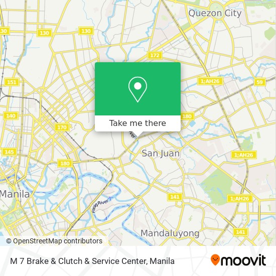 M 7 Brake & Clutch & Service Center map