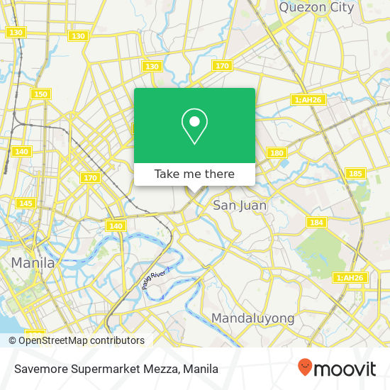 Savemore Supermarket Mezza map