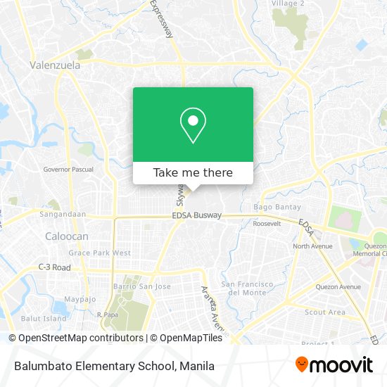 Balumbato Elementary School map
