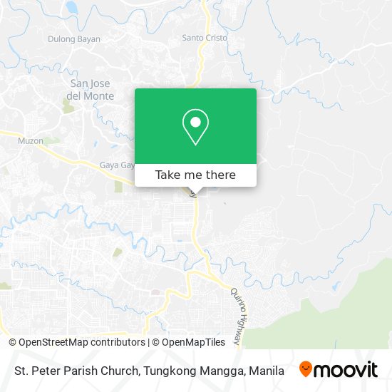 St. Peter Parish Church, Tungkong Mangga map