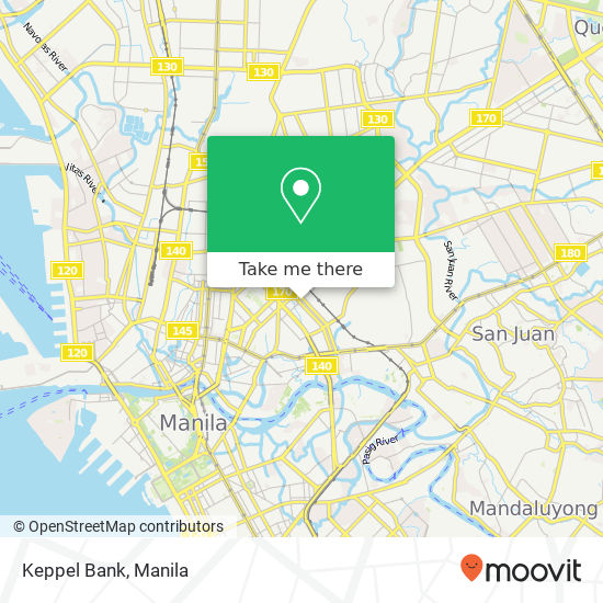 Keppel Bank map