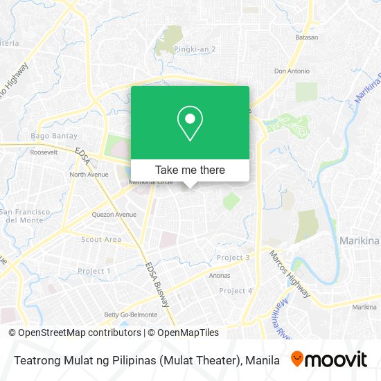 Teatrong Mulat ng Pilipinas (Mulat Theater) map