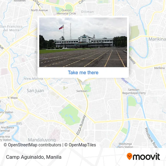 Camp Aguinaldo map