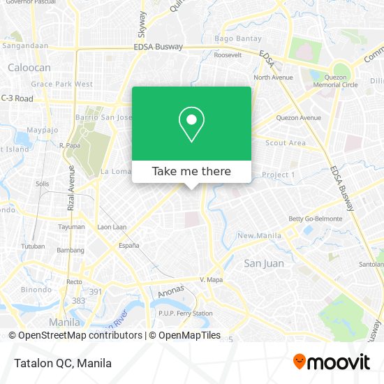 Tatalon QC map