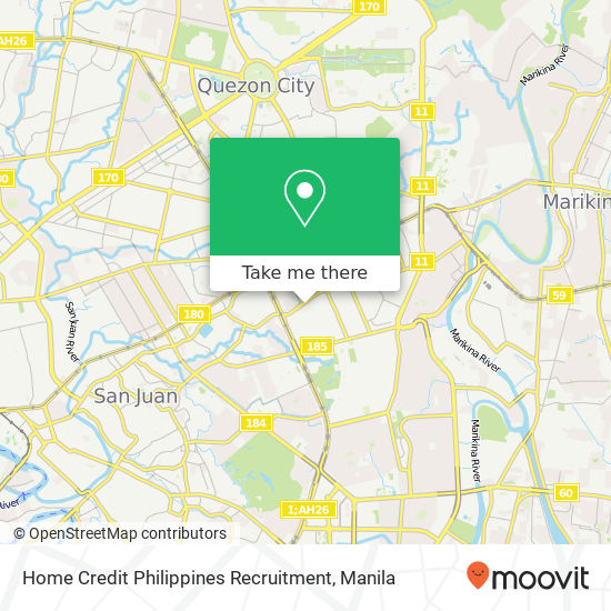 Home Credit Philippines Recruitment map