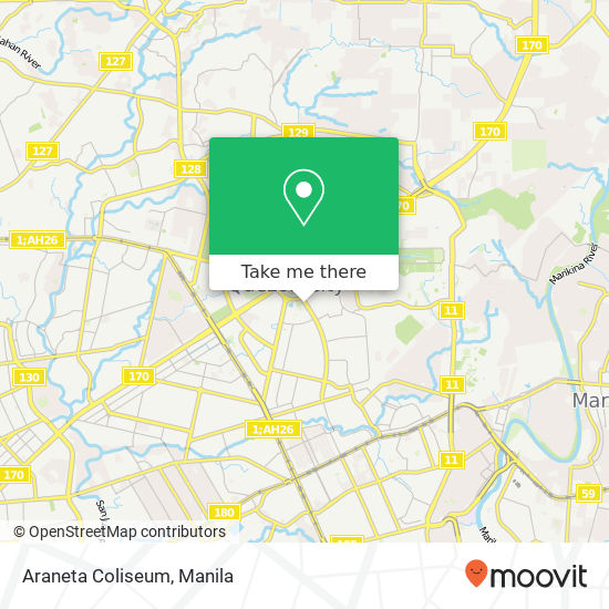 Araneta Coliseum map