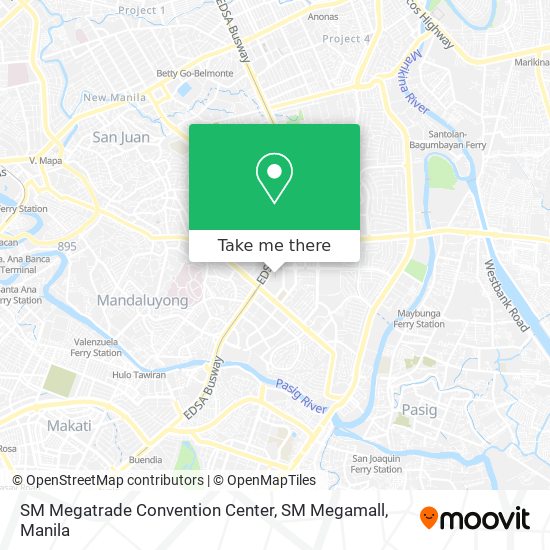 SM Megatrade Convention Center, SM Megamall map