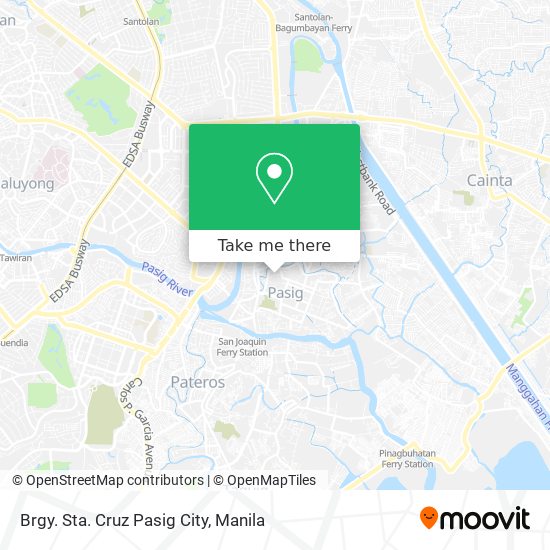 Brgy. Sta. Cruz Pasig City map