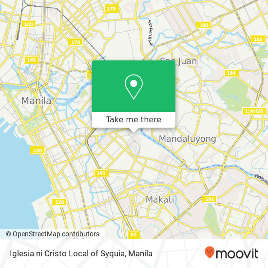 Iglesia ni Cristo Local of Syquia map