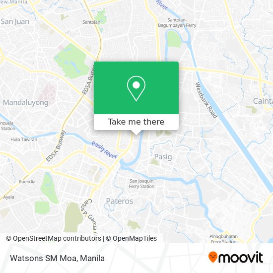 Watsons SM Moa map