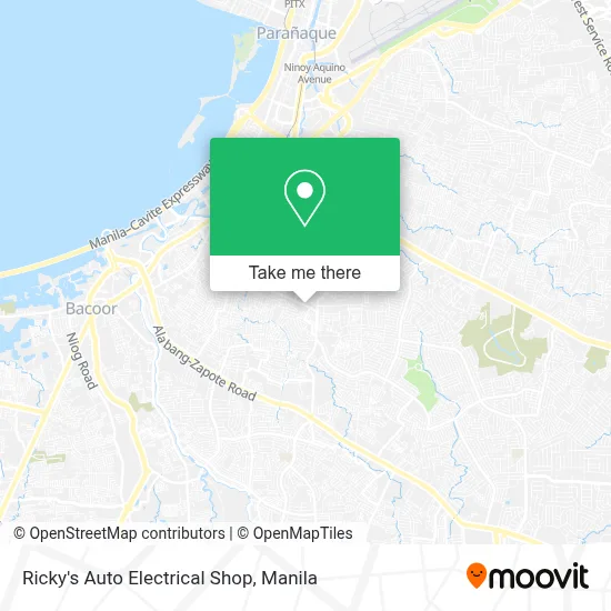 Ricky's Auto Electrical Shop map