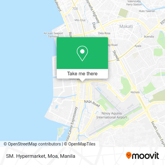 SM. Hypermarket, Moa map