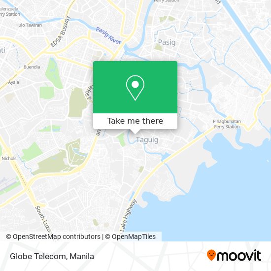 Globe Telecom map