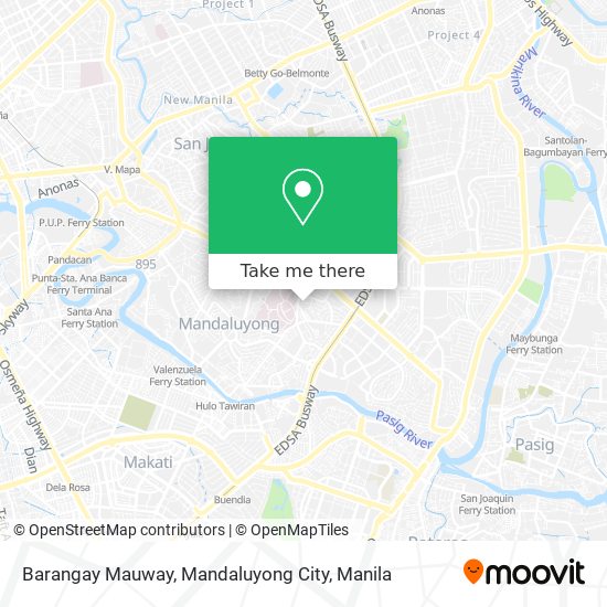 Barangay Mauway, Mandaluyong City map
