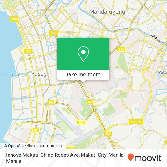 Innove Makati, Chino Roces Ave, Makati City, Manila map